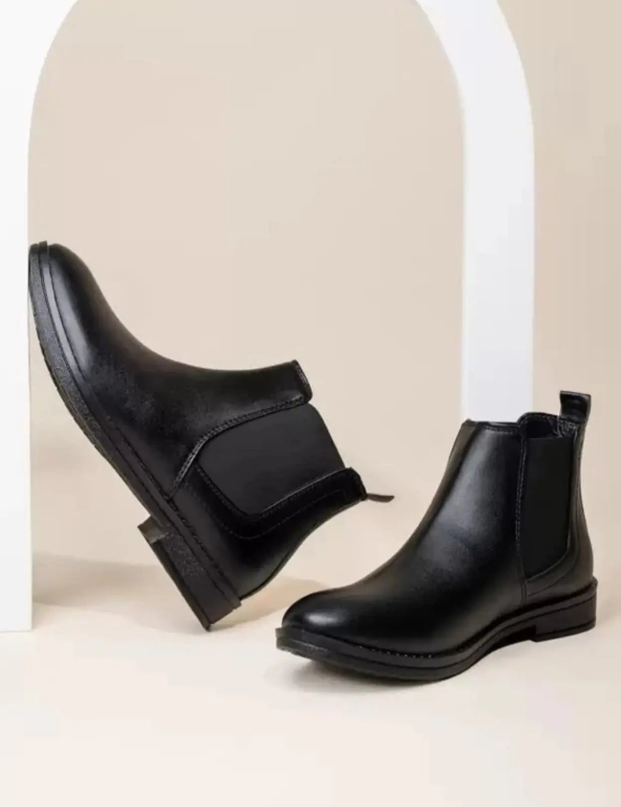 Trendy men's synthetic boots for men MY CLOTHING LINE